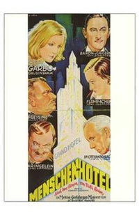 Grand Hotel Classic Movie Poster Print showcasing elegance and charm.