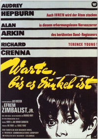 Wait Until Dark Movie Poster Print showcasing suspenseful film visuals.