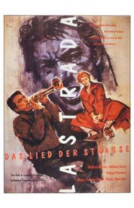 La Strada Movie Poster Print showcasing iconic film imagery.