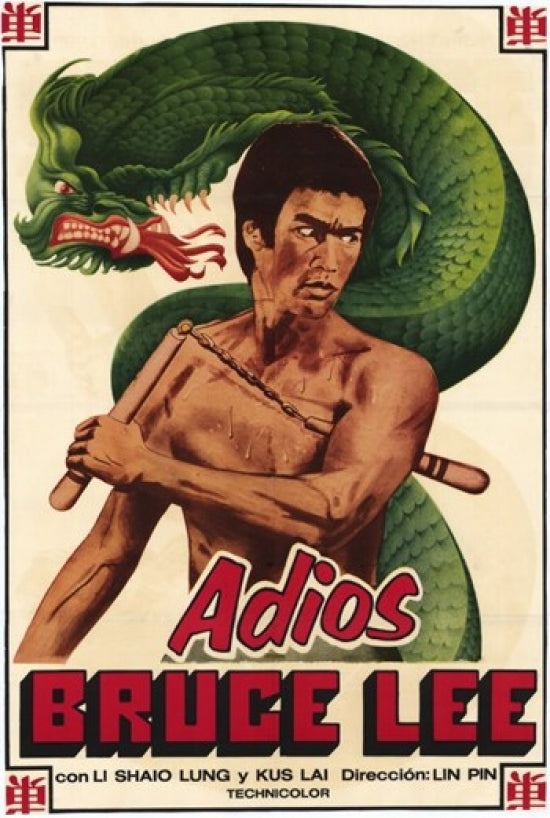 Goodbye Bruce Lee Movie Poster Print showcasing the martial arts legend.