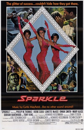 Sparkle Movie Poster Print showcasing vibrant colors and cinematic artwork.