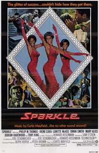 Sparkle Movie Poster Print showcasing vibrant colors and cinematic artwork.
