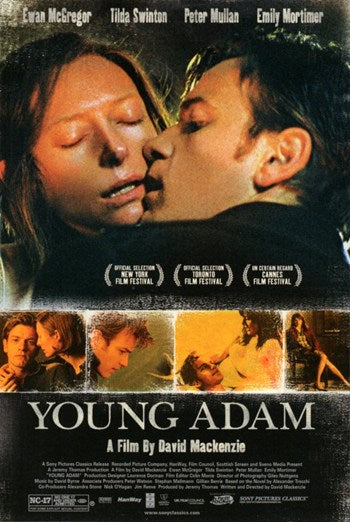 Young Adam Movie Poster Print showcasing striking visuals and cinematic allure.