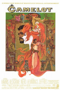 Camelot Movie Poster Print showcasing the enchanting world of Camelot.