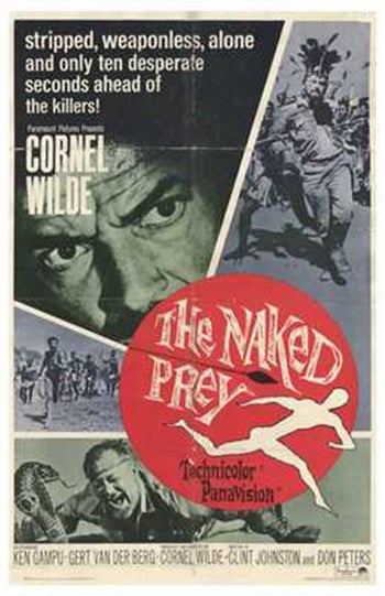 The Naked Prey movie poster print showcasing a thrilling cinematic scene.