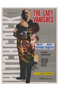 The Lady Vanishes movie poster print featuring classic film artwork.