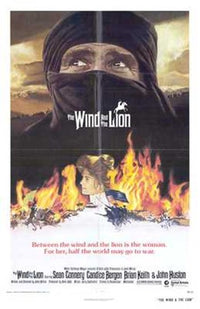 The Wind and the Lion movie poster print showcasing dynamic imagery.