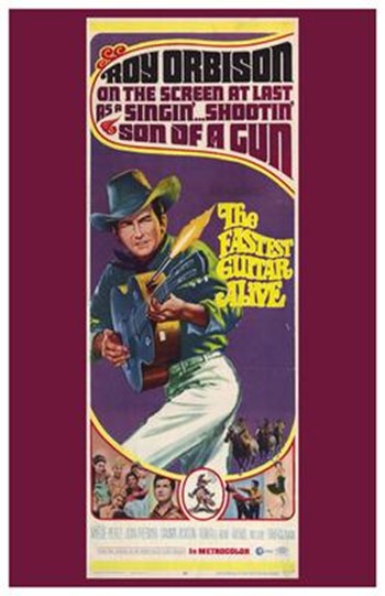 The Fastest Guitar Alive Movie Poster featuring vibrant colors and classic film design.