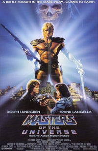 Masters of the Universe Movie Poster Print showcasing iconic characters.