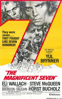 The Magnificent Seven Movie Poster Print, showcasing classic film imagery.