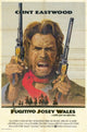 Outlaw Josey Wales Movie Poster Print showcasing iconic Western film imagery.