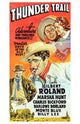 Thunder Trail Movie Poster Print showcasing a classic Western theme.