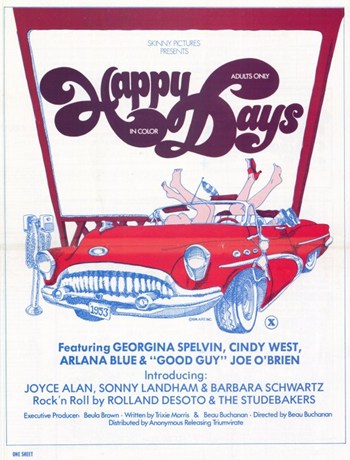 Happy Days Movie Poster Print showcasing classic television nostalgia.