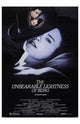 The Unbearable Lightness of Being movie poster print showcasing dramatic imagery.