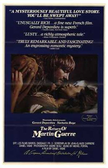 The Return of Martin Guerre Movie Poster Print showcasing cinematic art.