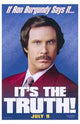Anchorman Movie Poster featuring Ron Burgundy