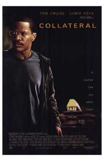 Collateral Movie Poster Print featuring thrilling cinematic artwork.