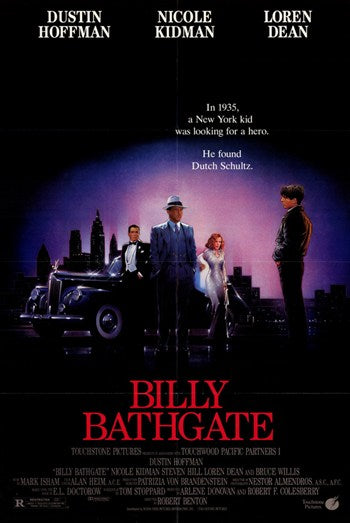 Billy Bathgate Movie Poster featuring classic crime film imagery