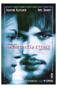 The Butterfly Effect Movie Poster Print showcasing vibrant design.