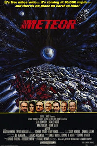 Meteor Movie Poster showcasing stunning graphics and design.