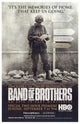 Band of Brothers Movie Poster Print showcasing iconic WWII imagery.