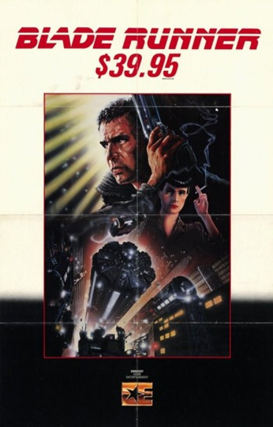 Blade Runner Movie Poster Print showcasing dystopian landscape