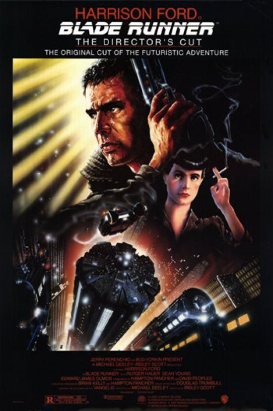 Blade Runner Movie Poster Print showcasing iconic science fiction artwork.