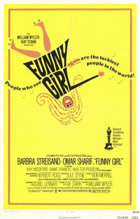 Funny Girl Movie Poster Print featuring classic film art.