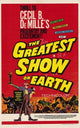 The Greatest Show on Earth movie poster print featuring circus performers.