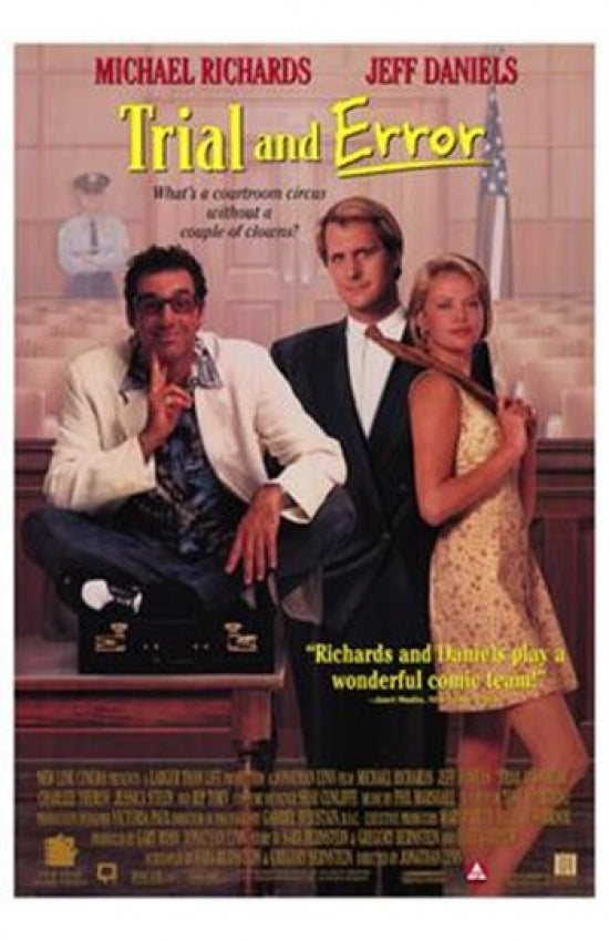 Trial and Error Movie Poster Print showcasing vibrant design.
