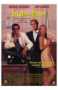 Trial and Error Movie Poster Print showcasing vibrant design.