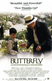 Butterfly Movie Poster Print showcasing vibrant colors and intricate details.
