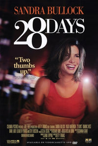 28 Days Movie Poster Print showcasing themes of recovery and humor.