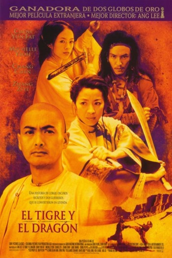 Crouching Tiger Hidden Dragon Movie Poster Print showcasing martial arts and stunning visuals.