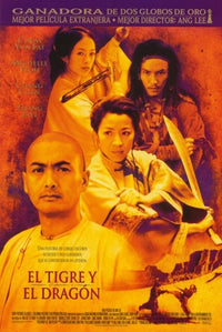 Crouching Tiger Hidden Dragon Movie Poster Print showcasing martial arts and stunning visuals.