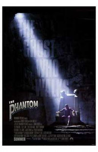 The Phantom Movie Poster Print featuring dynamic visuals and iconic design.