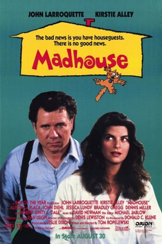 Madhouse Movie Poster Print showcasing chilling cinematic artwork.