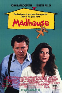Madhouse Movie Poster Print showcasing chilling cinematic artwork.