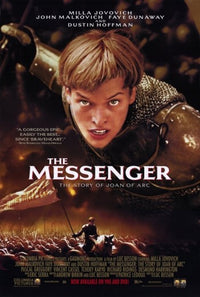 Messenger: The Story of Joan of Arc Movie Poster showcasing the legendary tale of Joan of Arc.