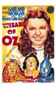 The Wizard of Oz Movie Poster Print featuring iconic characters and vibrant colors.