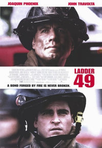 Ladder 49 Movie Poster Print featuring firefighting theme.