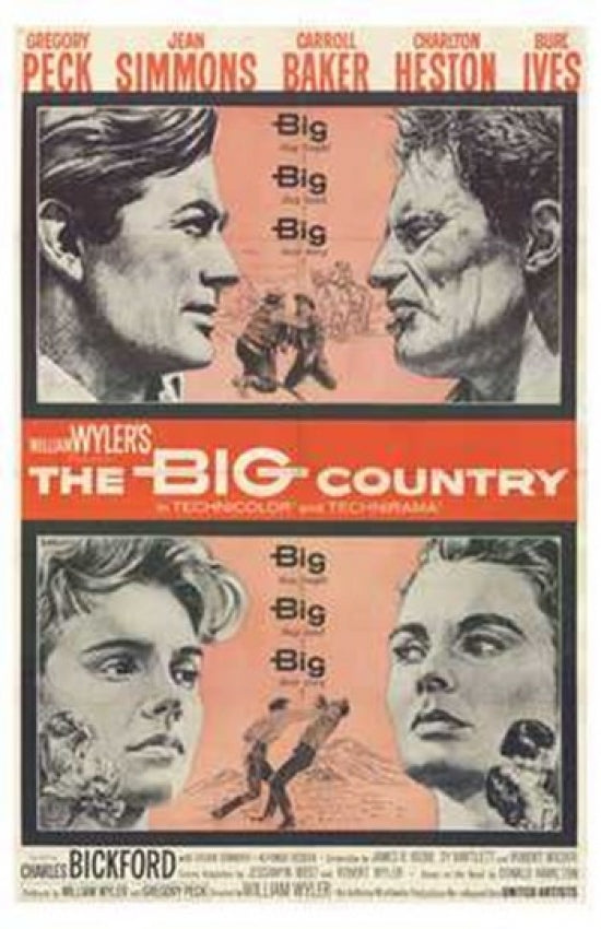 The Big Country Movie Poster Print - Classic Western Film Art