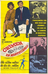 Killing in Monte Carlo Movie Poster Print showcasing classic cinema art.