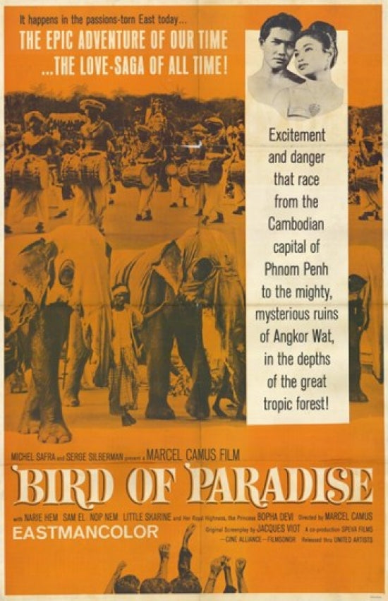 Bird of Paradise Movie Poster Print showcasing vibrant colors and cinematic imagery.