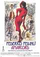 Amarcord Movie Poster Print showcasing classic cinema art.