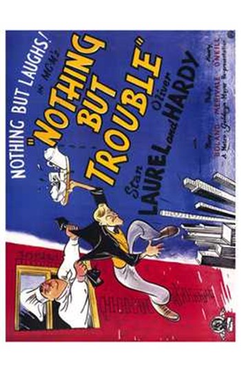 Nothing But Trouble Movie Poster featuring iconic comedy film artwork.