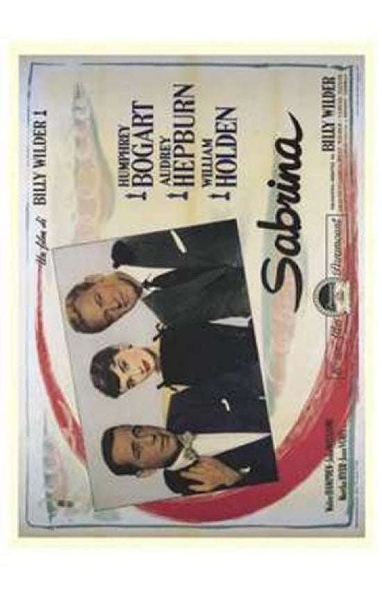 Sabrina Movie Poster Print showcasing classic film artwork.