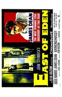 East of Eden Movie Poster Print featuring classic film imagery.