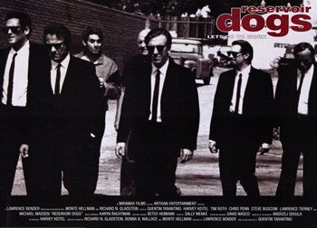 Reservoir Dogs Movie Poster Print 11x17 featuring iconic film imagery