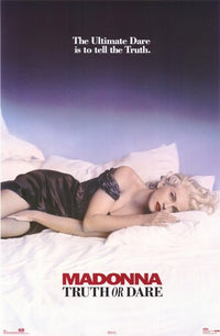 Madonna Truth or Dare Movie Poster Print featuring vibrant design.